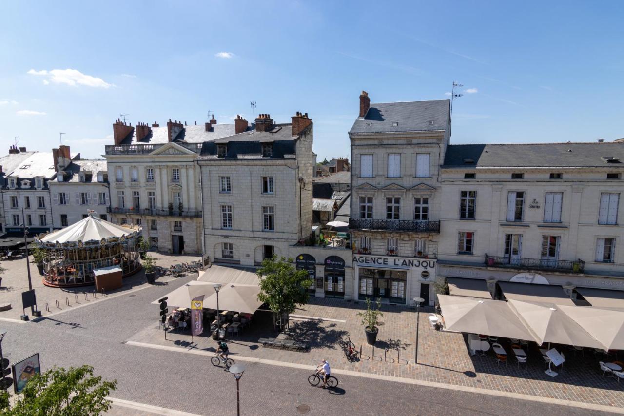 Duplex Refait A Neuf Place Bilange, Proche Château Saumur Exterior foto